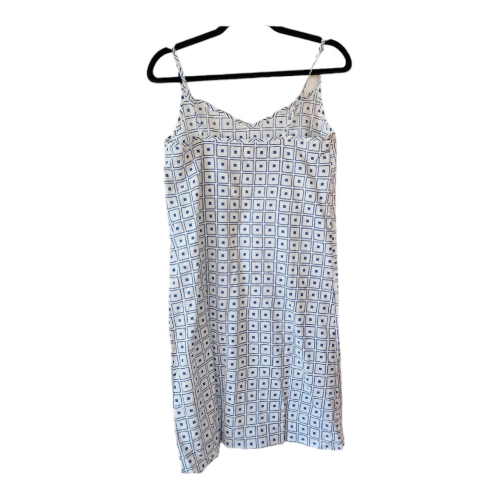 Rekh&Datta Hand Block Printed Lightweight Cotton Dress Abstract Unique Size S View 3